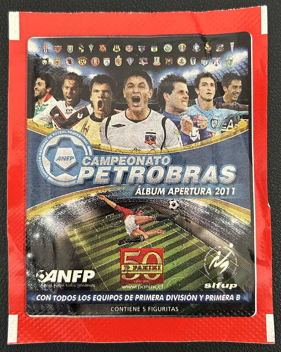 Sobre de Laminas Panini Campeonato Nacional 2011 1