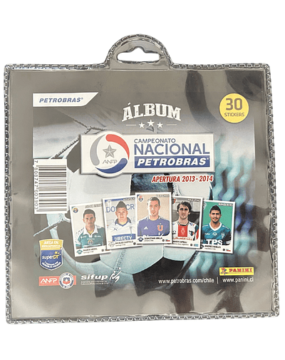 Pack de 30 Stickers Panini Album Campeonato Nacional 2013 2014