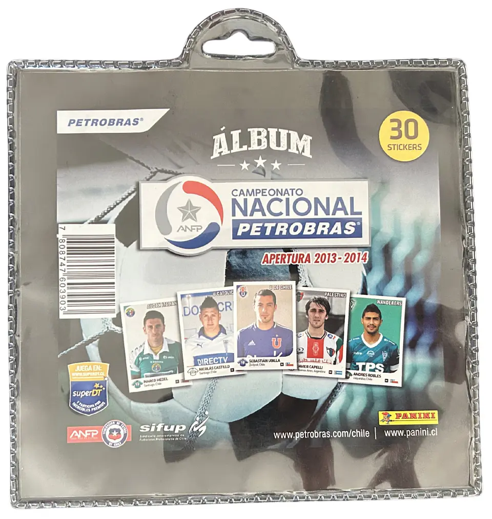 Pack de 30 Stickers Panini Album Campeonato Nacional 2013 2014 1
