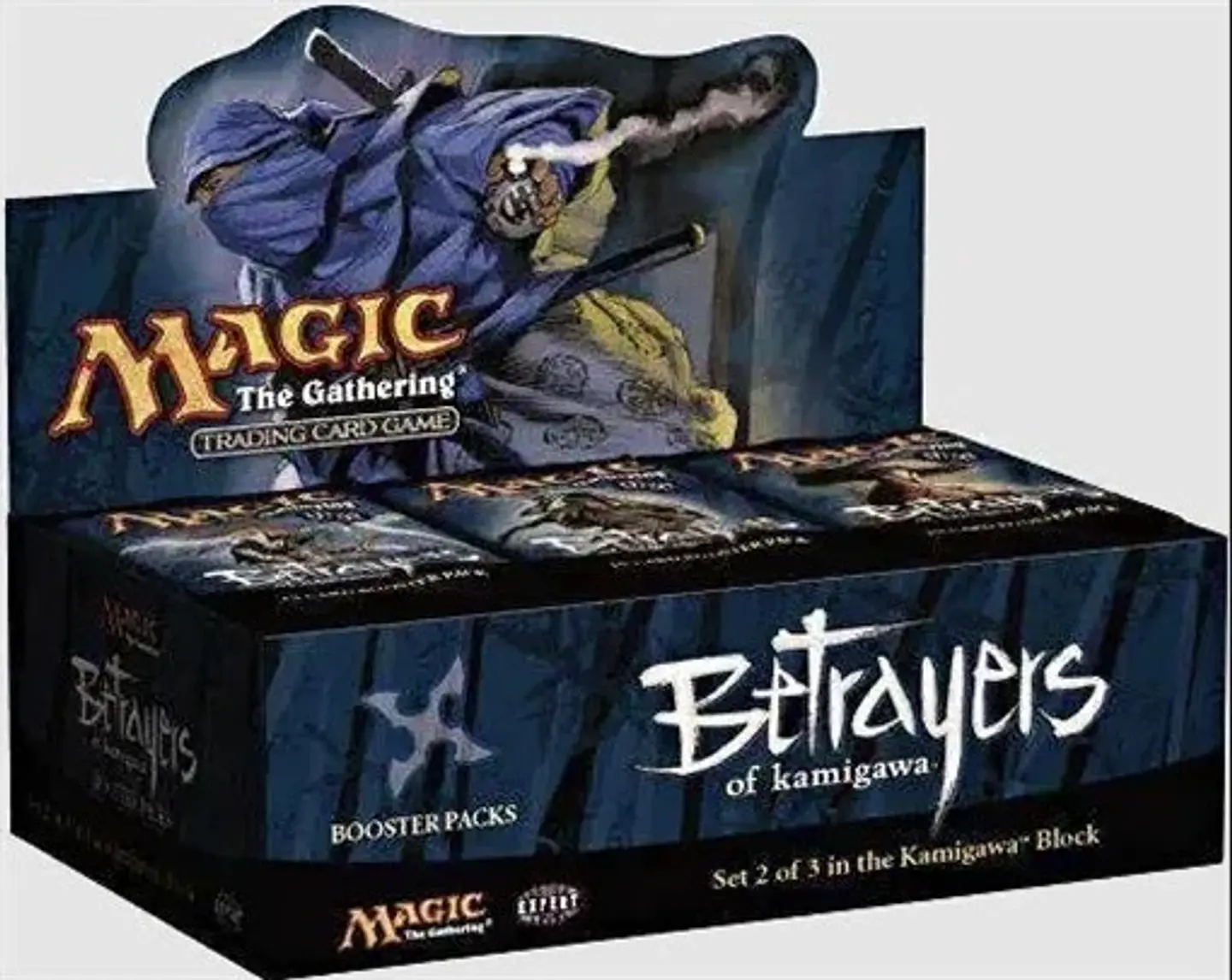 Caja de 36 Sobres de cartas Magic Betrayers of Kamigawa en idioma Italiano 1