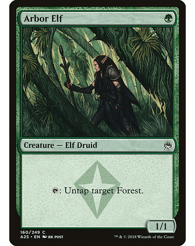 Carta Magic - Arbor Elf - Idioma: Ingles - Edicion: Masters 25
