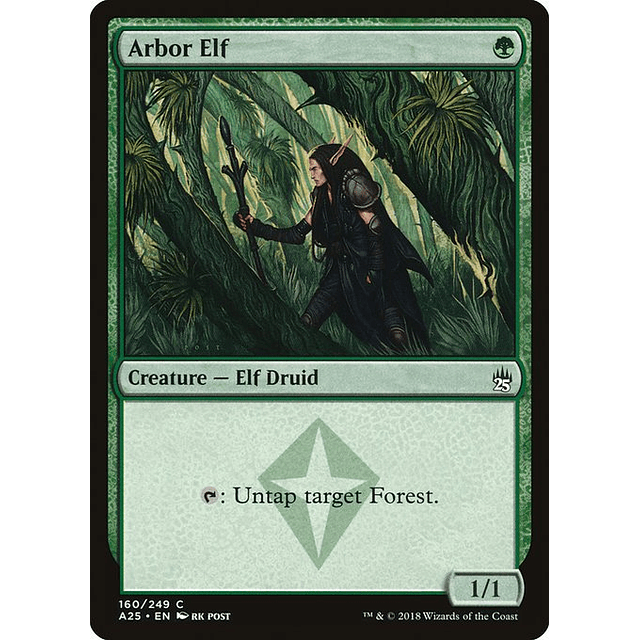 Carta Magic - Arbor Elf - Idioma: Ingles - Edicion: Masters 25
