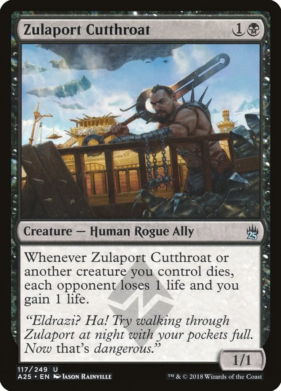 Carta Magic - Zulaport Cutthroat - Idioma: Ingles - Edicion:Master 25 1