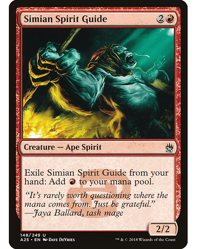 Carta Magic - Simian Spirit Guide - Idioma: Ingles - Edicion:Master 25