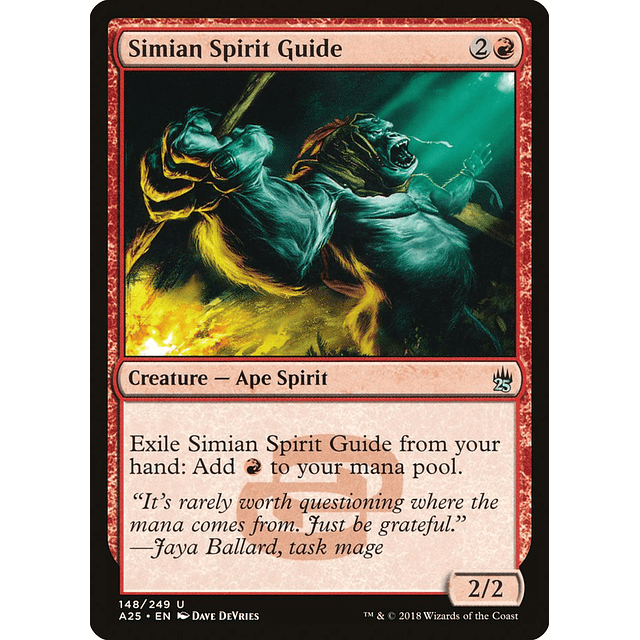 Carta Magic - Simian Spirit Guide - Idioma: Ingles - Edicion:Master 25