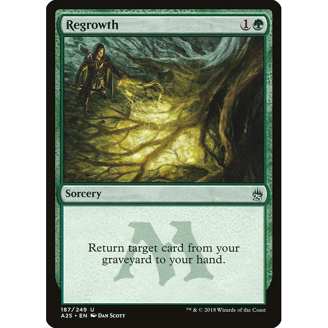 Carta Magic - Regrowth - Idioma: Ingles - Edicion:Master 25