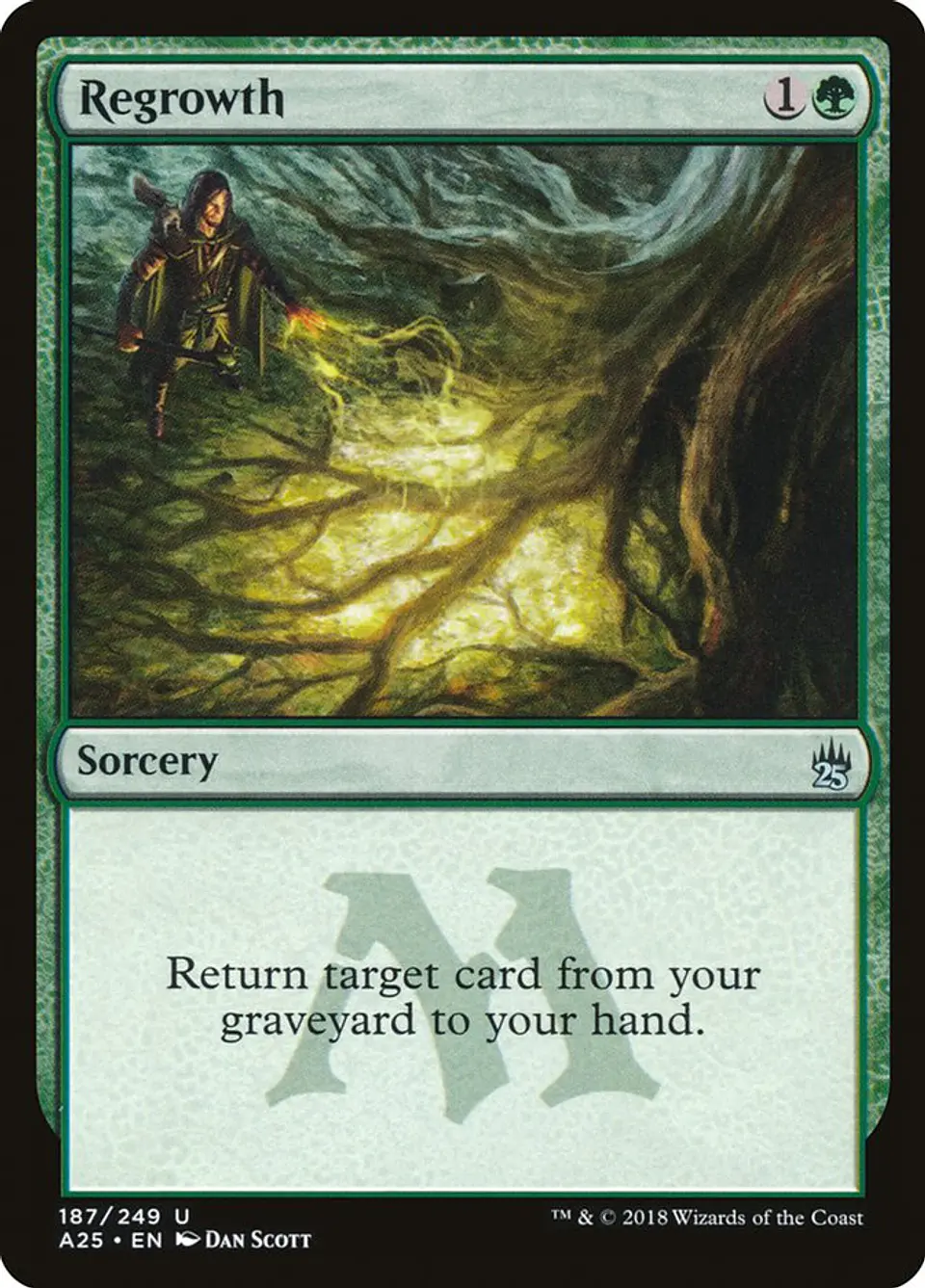 Carta Magic - Regrowth - Idioma: Ingles - Edicion:Master 25 1
