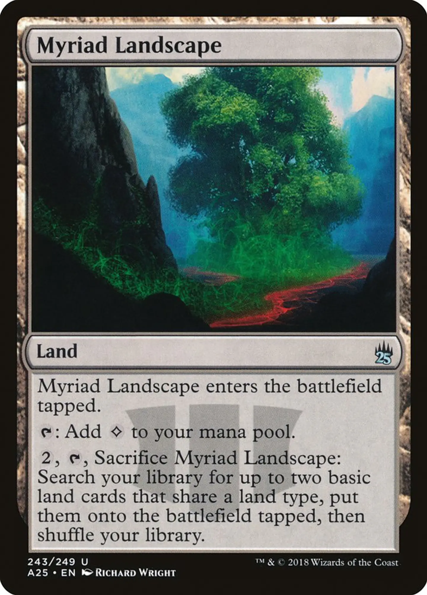 Carta Magic - Myriad Landscape - Idioma: Ingles - Edicion:Master 25 1