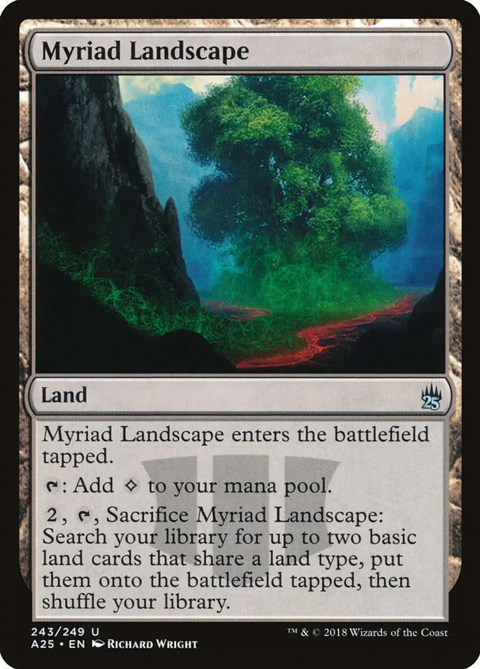 Carta Magic - Myriad Landscape - Idioma: Ingles - Edicion:Master 25 1