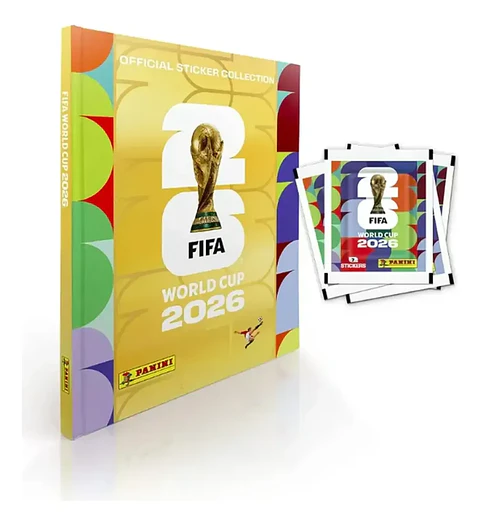 Album Mundial 2026 Tapa Dura Edicion GOLD + 50 Sobres