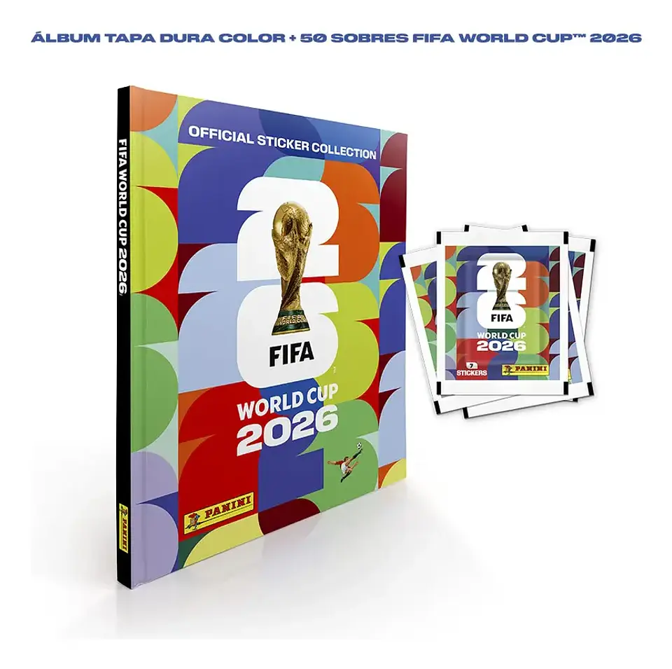Album Mundial 2026 Tapa Dura Edicion Normal + 50 Sobres 1