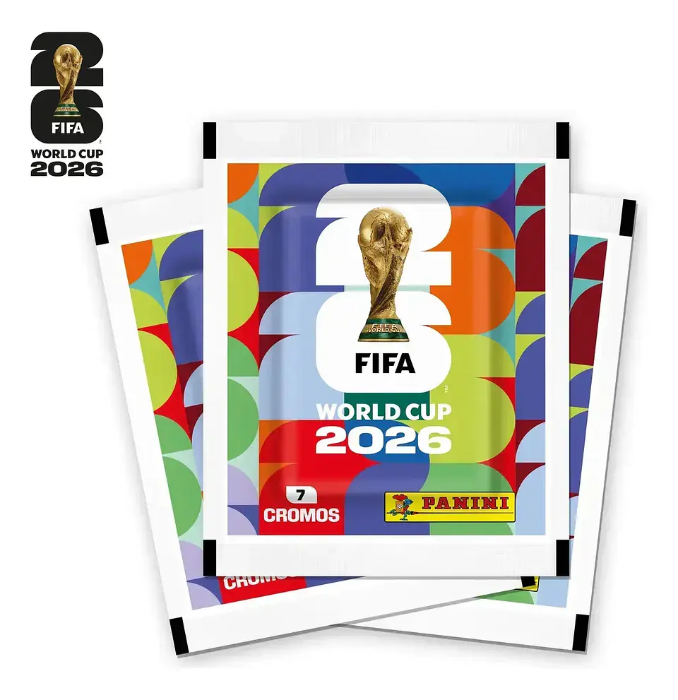 50 Sobres para Album Mundial Fifa 2026 1