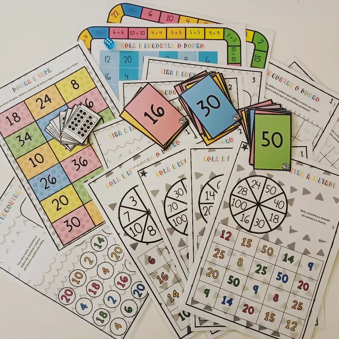 Atividade 012 - Dobro e Metade - Físico e PDF 1