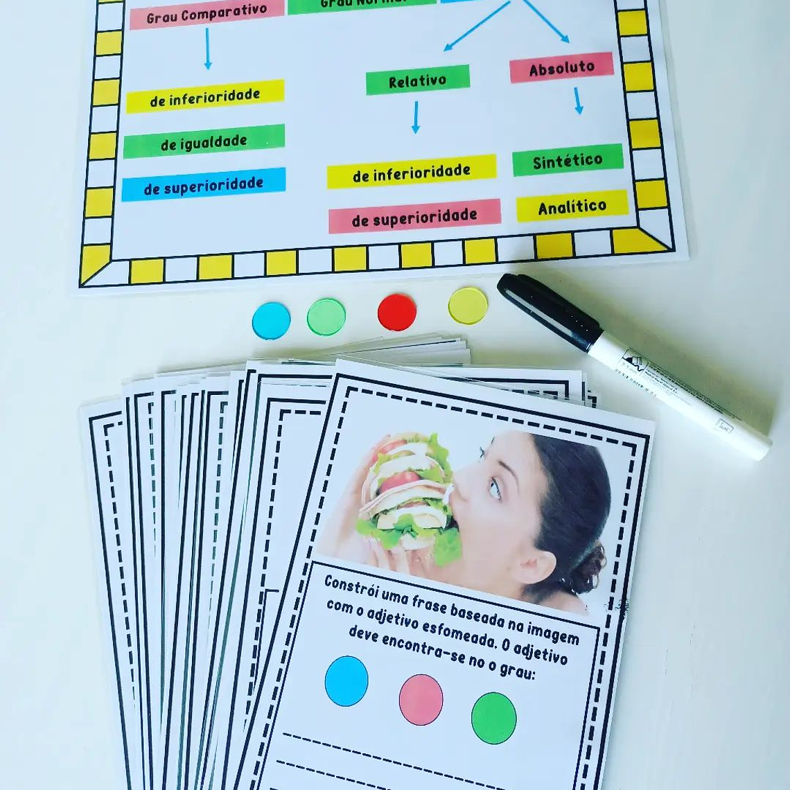 Atividade 132 - Grau dos Adjetivos - Físico e PDF 1