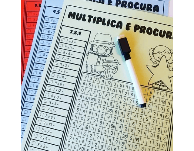 Jogo de Tabuleiro - Multiplicação (Tabuada) (Teacher-Made)