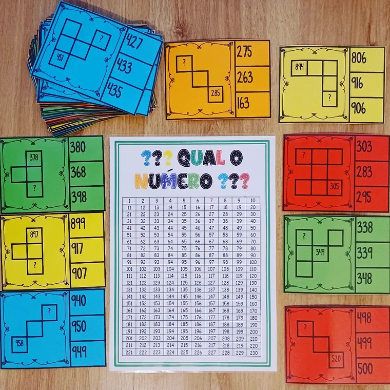 Atividade 158 -Qual o número? - Físico e PDF 1