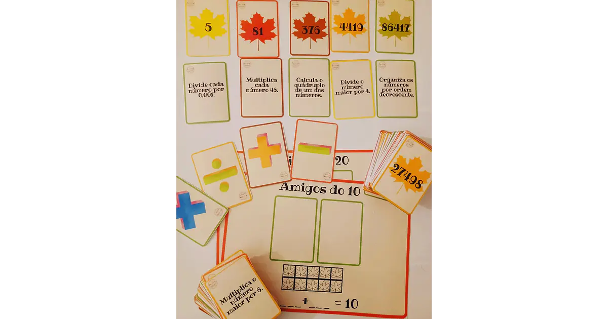 Atividade 210 - Cartas matemáticas - PDF