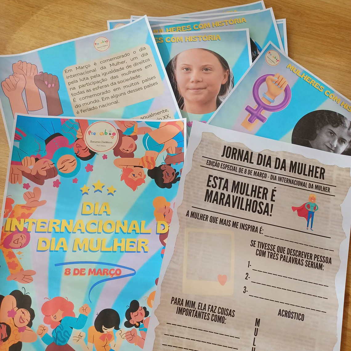 Atividade 286 - Dia da Mulher - PDF 1