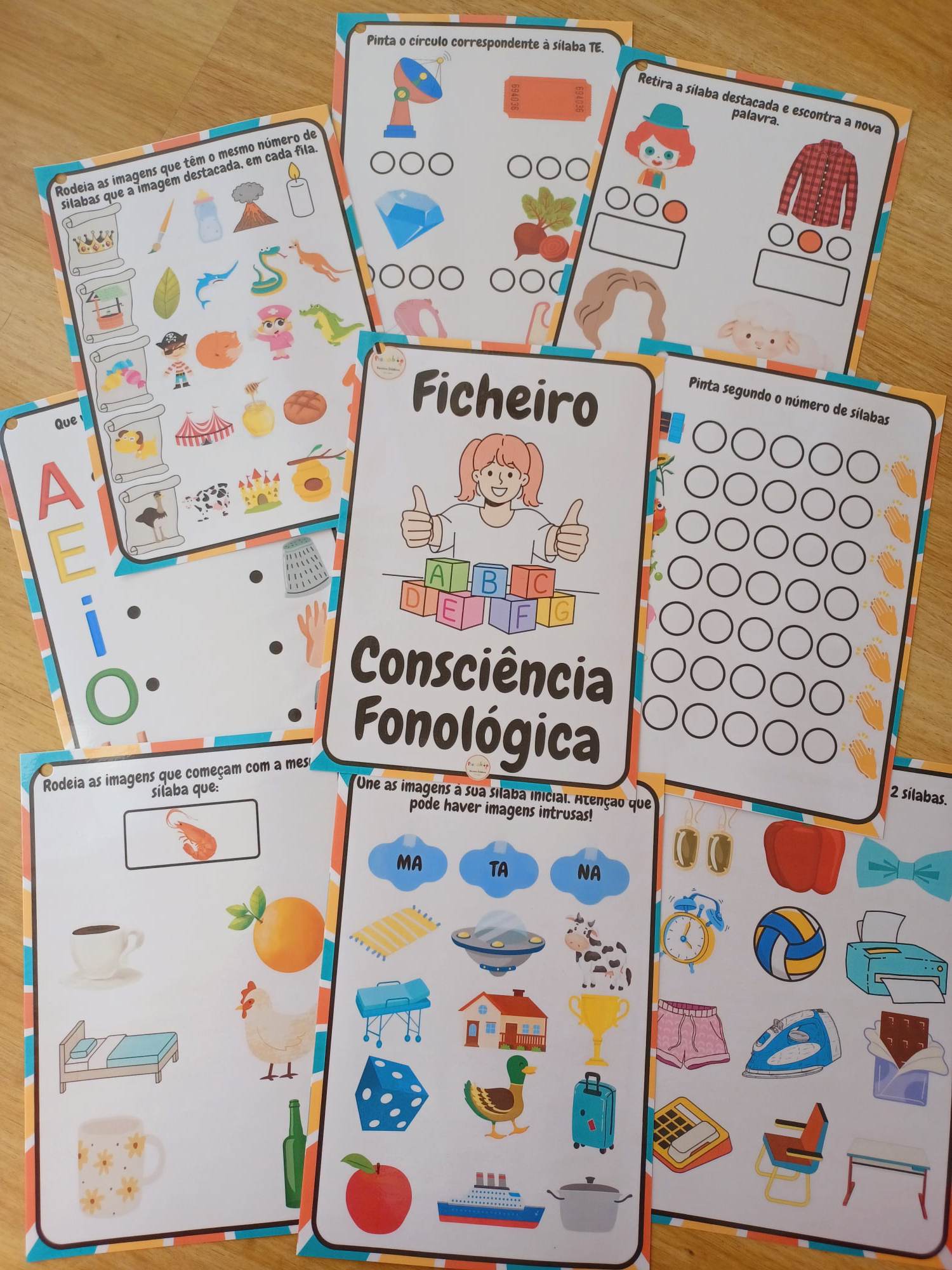 Atividade 338 - Ficheiro de consciência fonológica - PDF