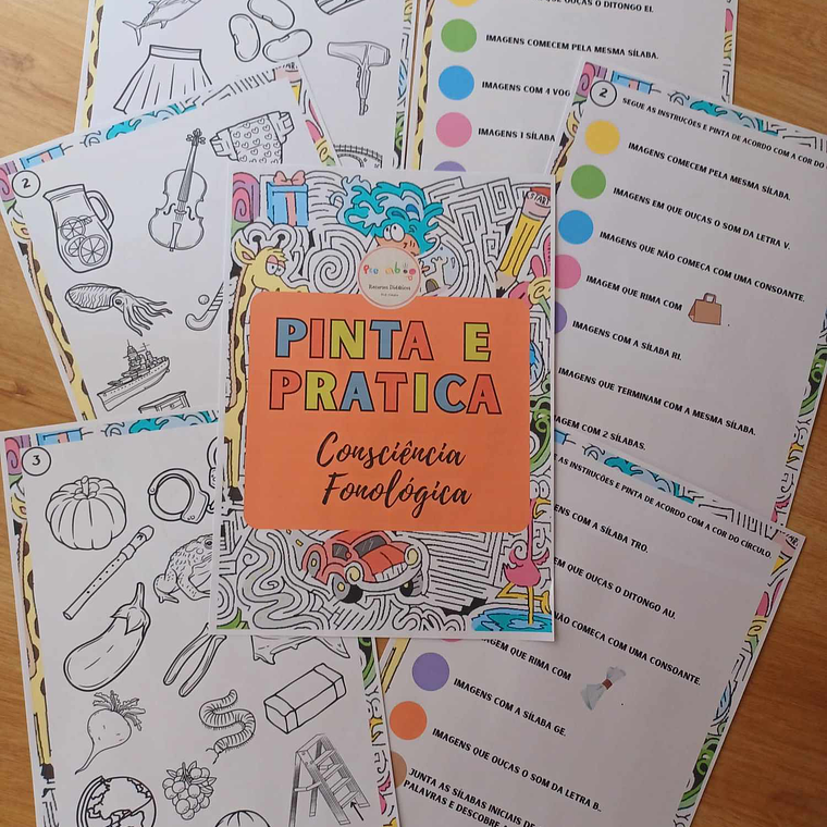 Atividade 368 - Pinta e pratica - consciência fonológica - PDF 1