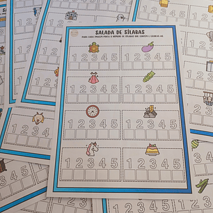 Atividade 499 - Salada de sílabas - PDF