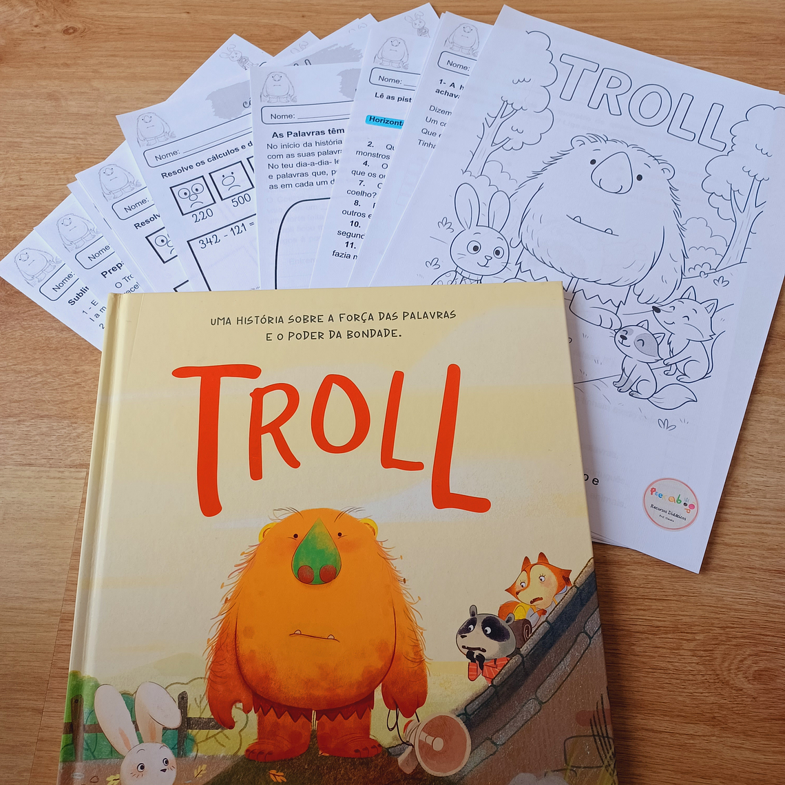 Atividade 619 - Troll - Atividades de interpretação e exploração do livro - PDF 1