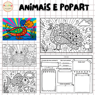Atividade 622 - Animais e Popart - PDF