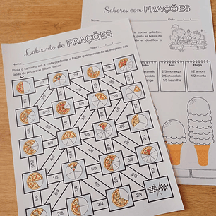 Atividade 628- Pintar com frações - PDF