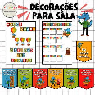 Atividade 674- Decoração para sala, aniversários e regras - PDF
