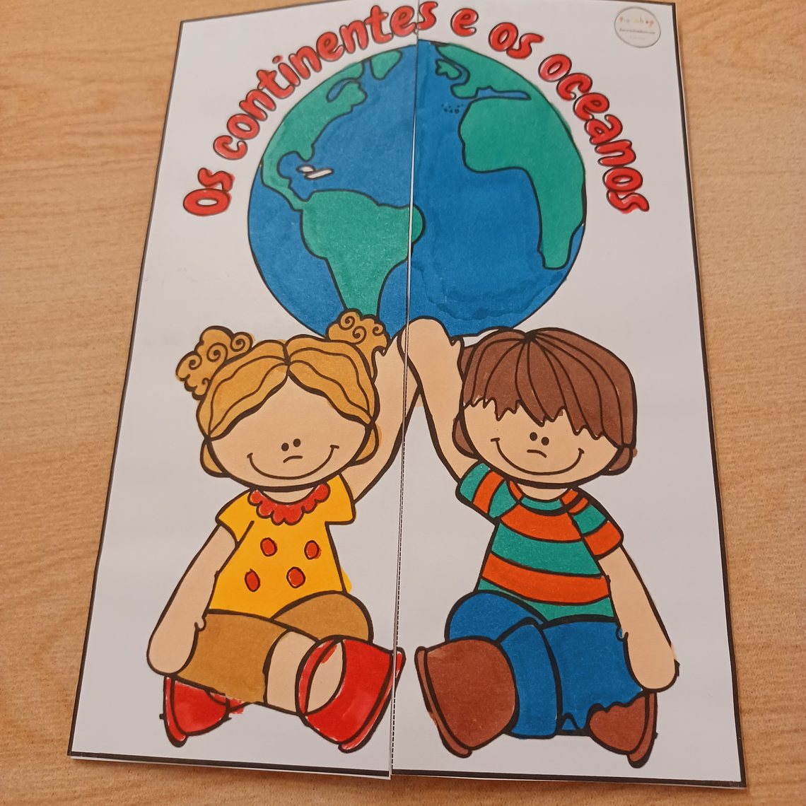 Atividade 721 - Flipbook sobre continentes e oceanos - PDF 1