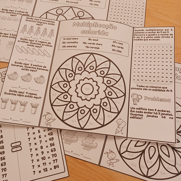 Atividade 732- Flipbook das tabuadas de 6, 7, 8 e 9 - PDF 2