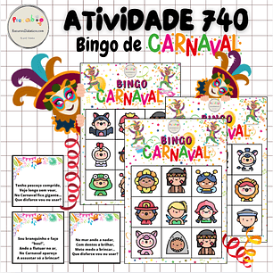 Atividade 740 - Bingo de Carnaval - Físico