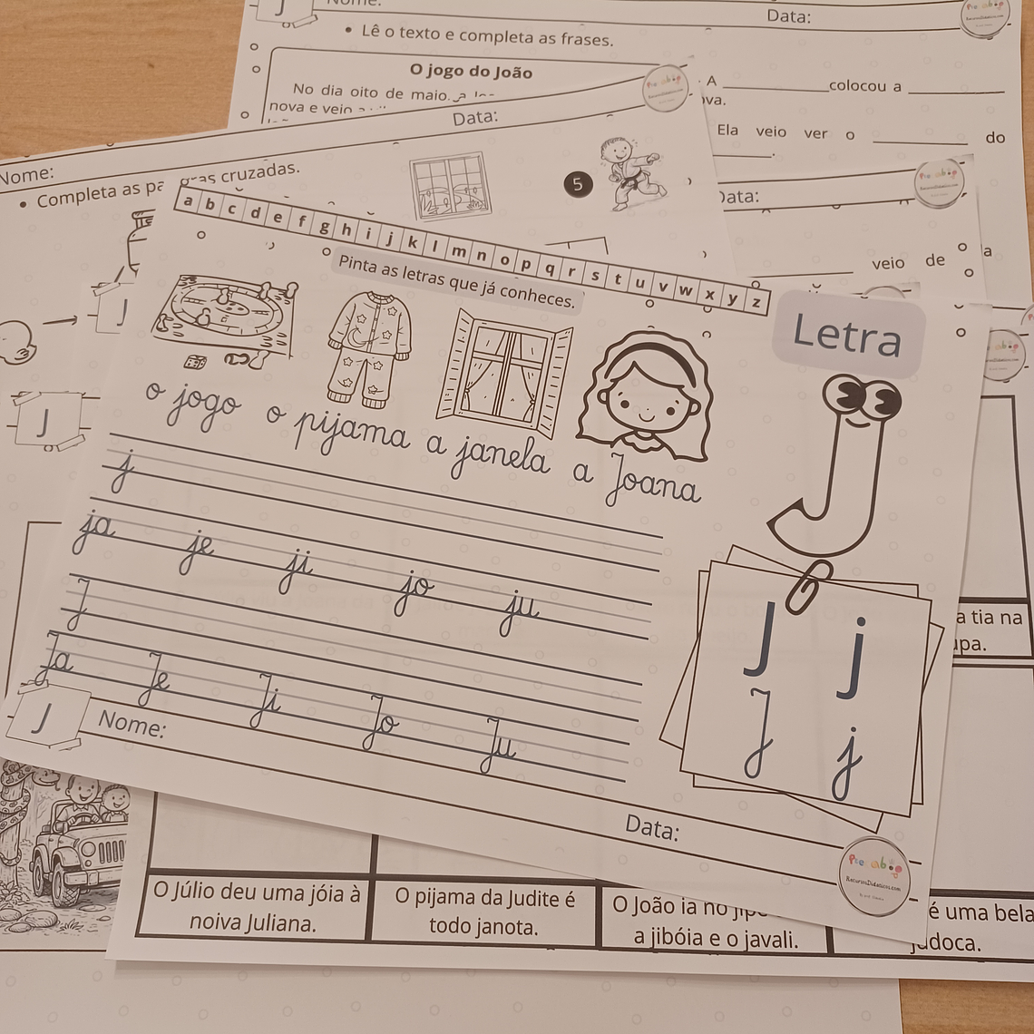 Atividade 742- Consoante J 1