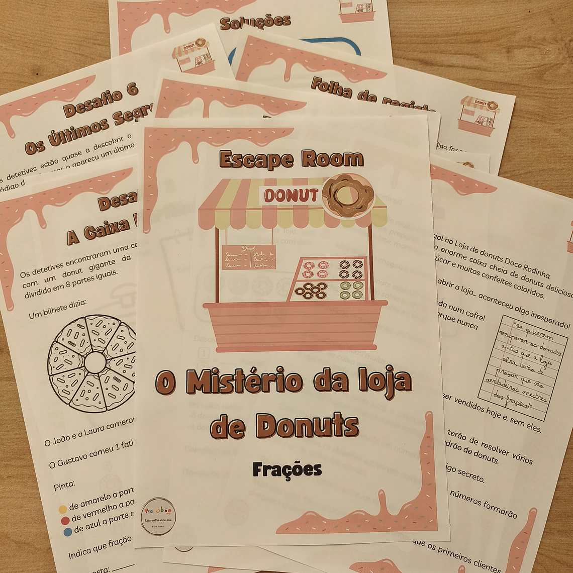 Atividade 753- Escape Room- Frações 1