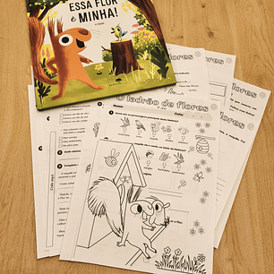 Atividade 761- O ladrão de flores- atividades de interpretação e exploração