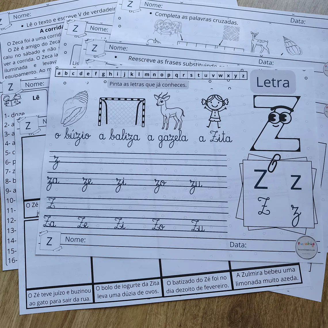 Atividade 776- Consoante Z 1