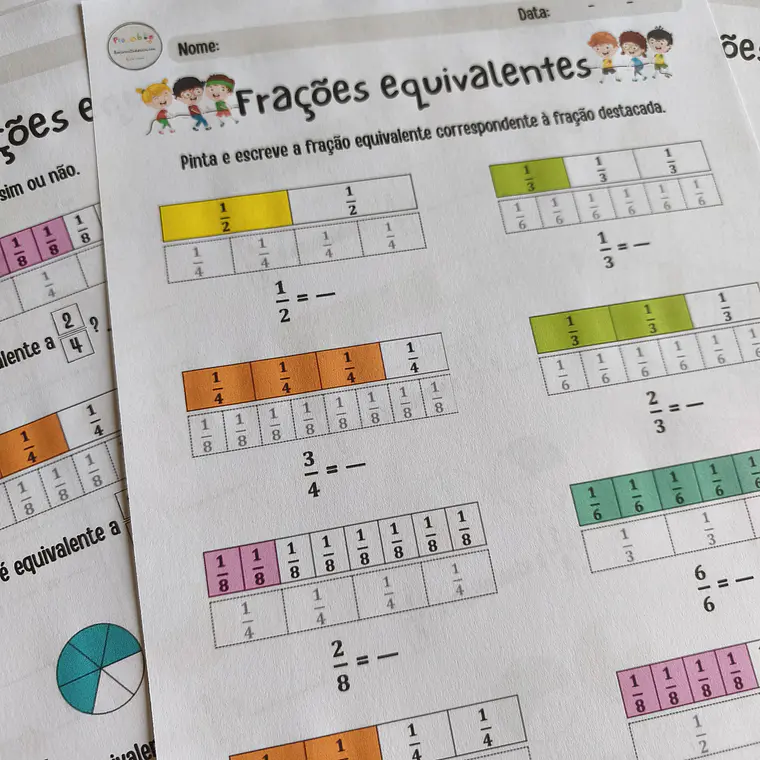 Atividade 781- Frações equivalentes e operações - PDF 1