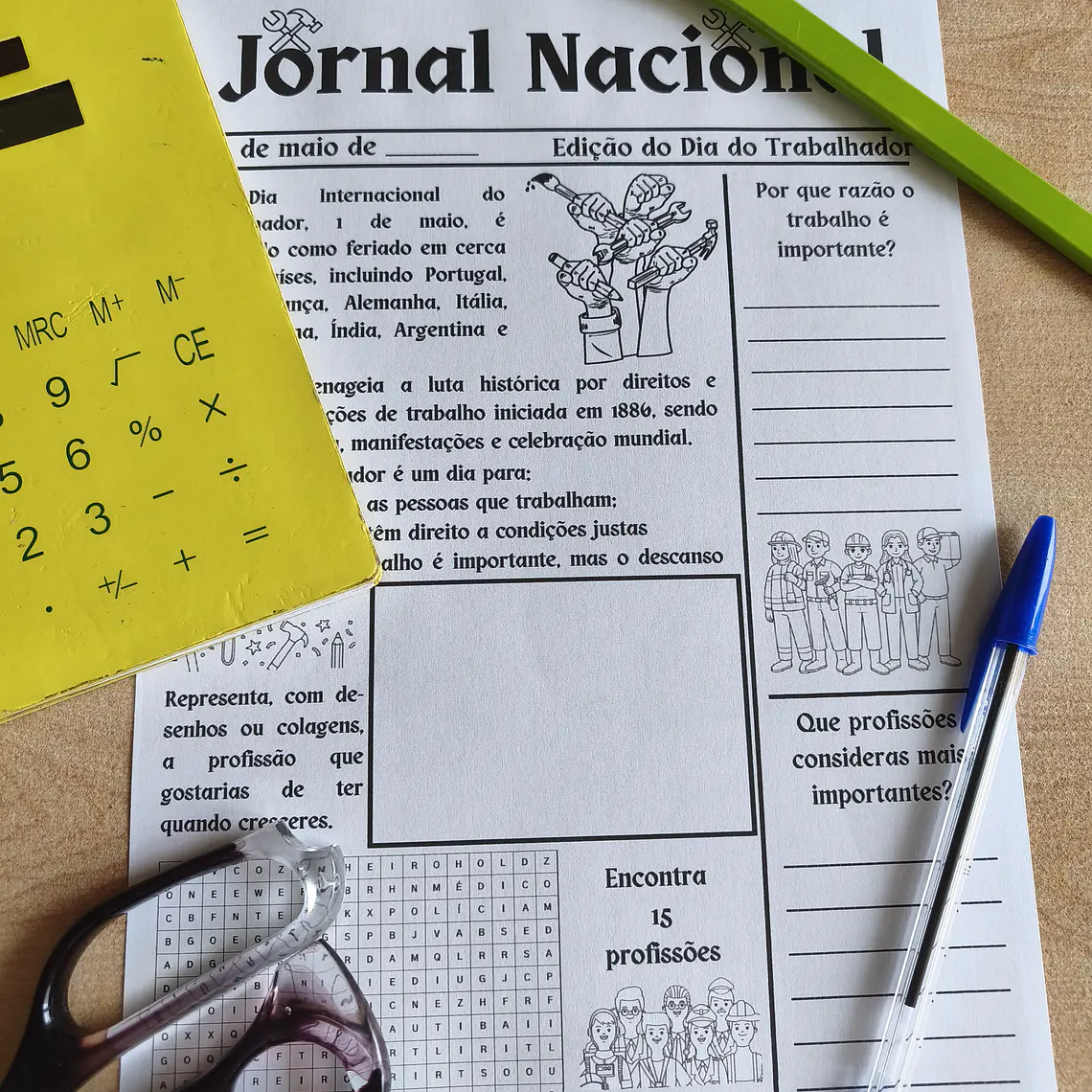 Atividade 782- Jornal do Dia do Trabalhador - PDF 1