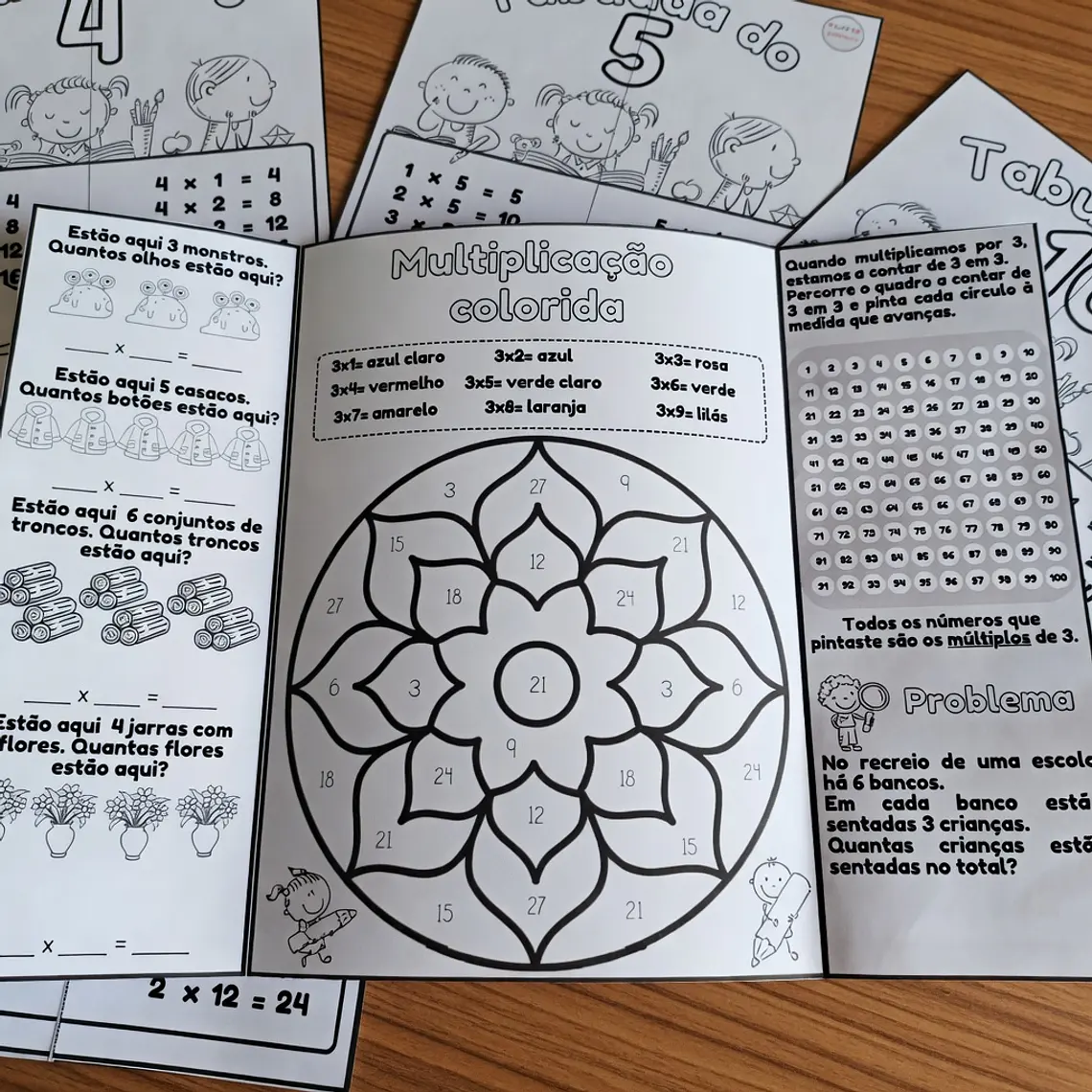 Atividade 733- Flipbook das tabuadas de 2, 3, 4, 5 e 10 - PDF 1