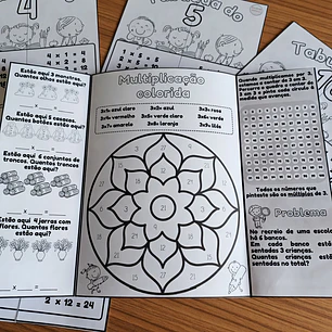 Atividade 733- Flipbook das tabuadas de 2, 3, 4, 5 e 10 - PDF