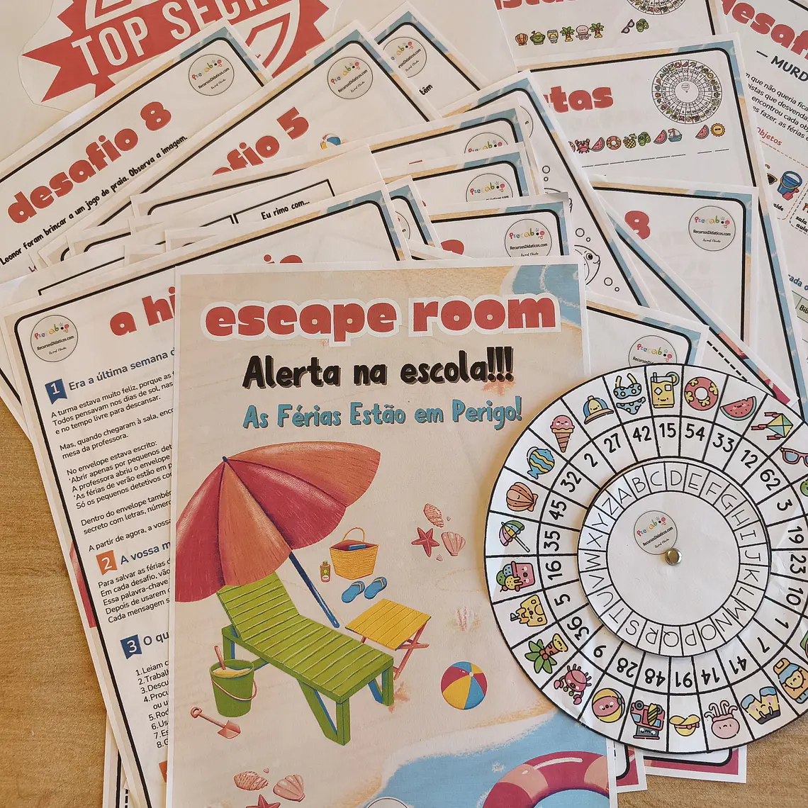 803- Escape Room - As férias estão em perigo! 1º e 2º ano 1