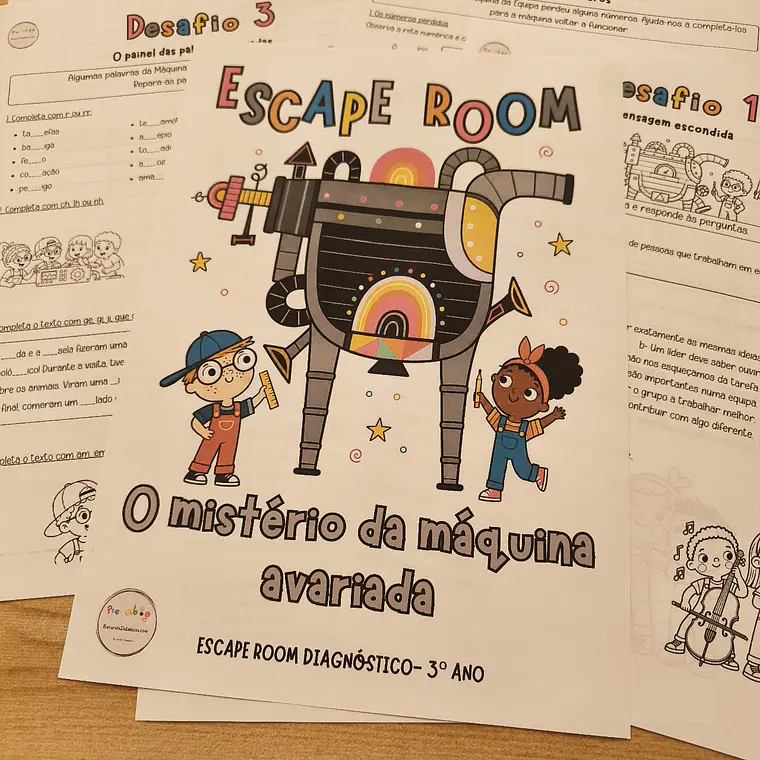 Atividade 818- Escape Room diagnóstico- 3º ano 1