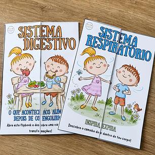Atividade 824 - Flipbooks e vídeos do sistema digestivo e respiratório