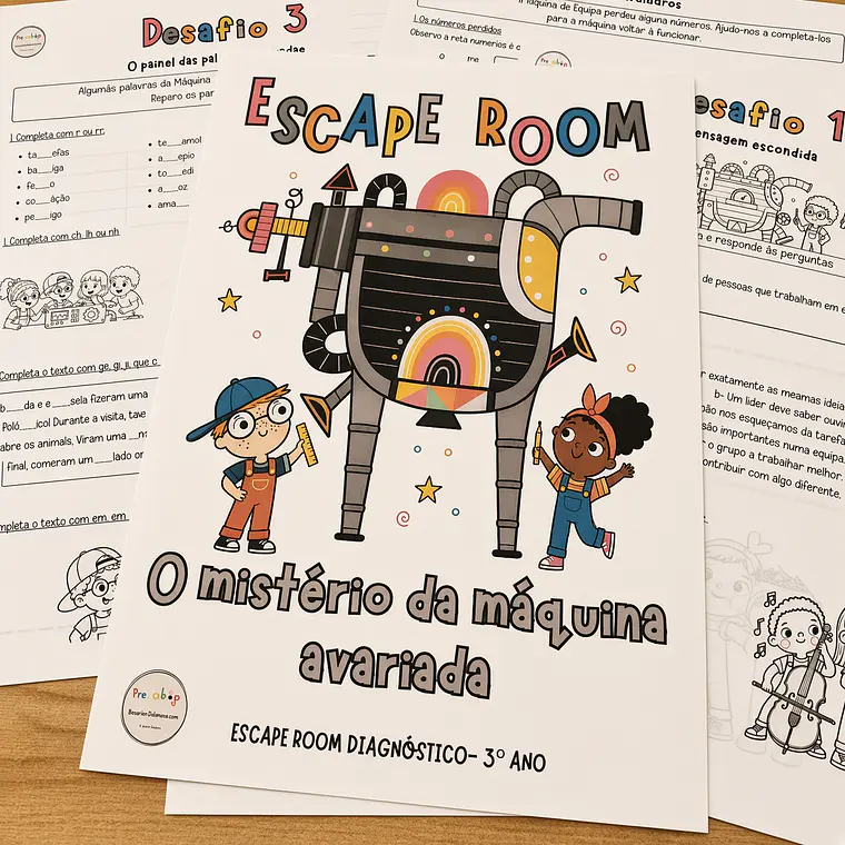 Atividade 818- Escape Room diagnóstico- 3º ano 1