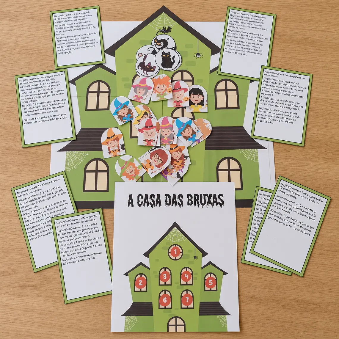 Atividade 397 - A casa das bruxas - Compreensão Leitora Físico e PDF 1