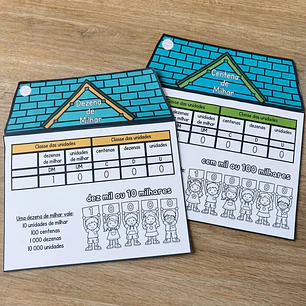 Atividade 826 — Flipbook da Dezena de Milhar e Centena de Milhar
