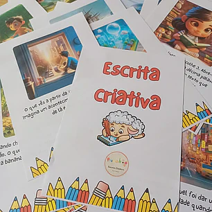 Pack Escrita Criativa: Cadernos e Tipos de Texto – PDF