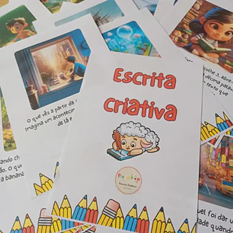 Pack Escrita Criativa: Cadernos e Tipos de Texto – PDF 1