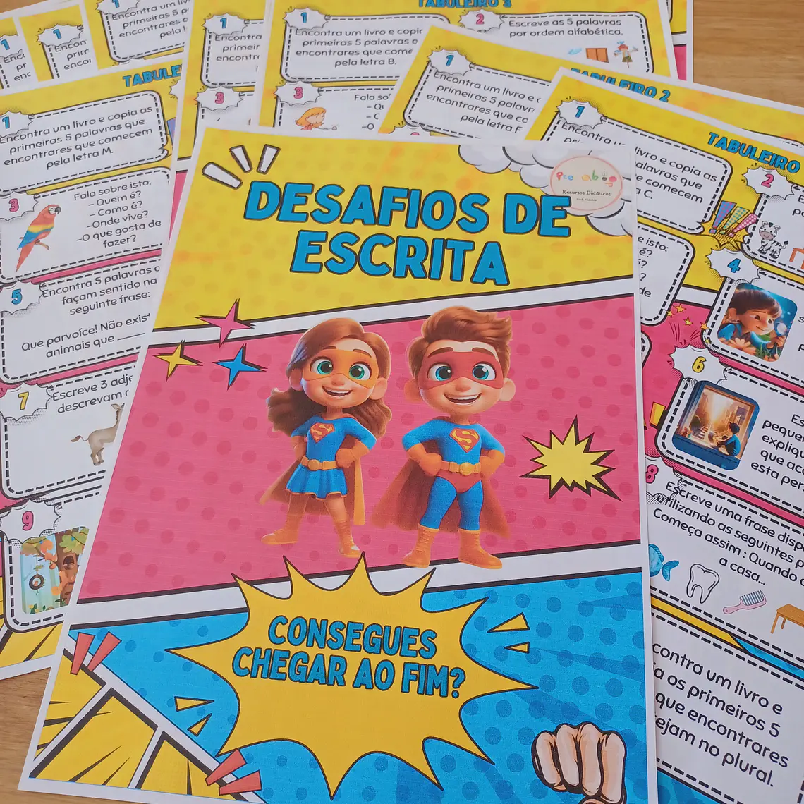 Pack Escrita Criativa: Cadernos e Tipos de Texto – PDF 3