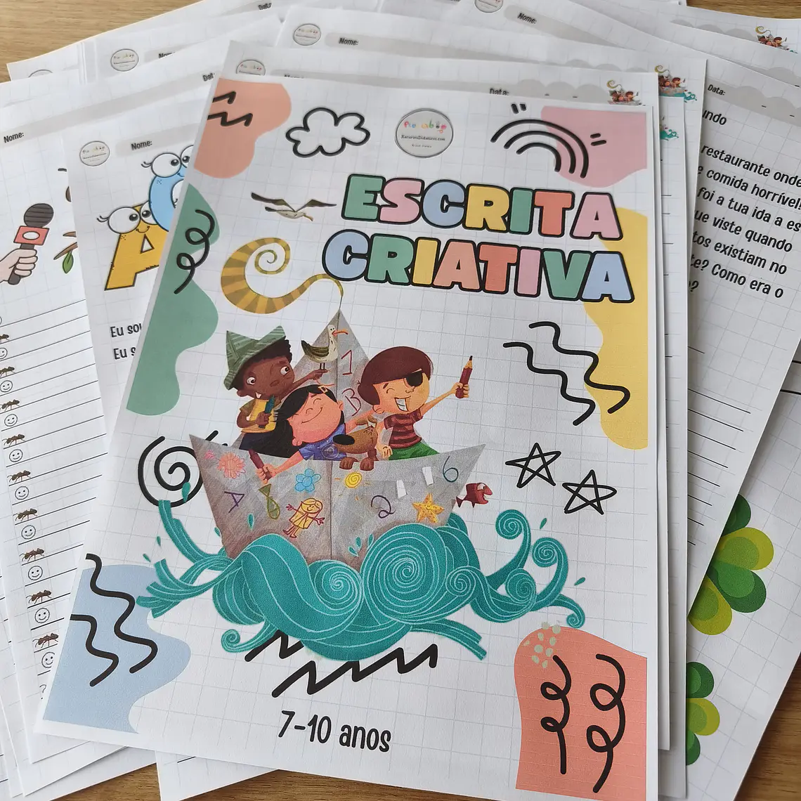 Pack Escrita Criativa: Cadernos e Tipos de Texto – PDF 6